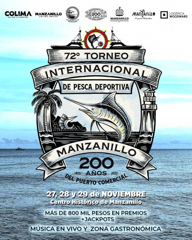 72° Torneo de Pesca Deportiva Manzanillo 2025 72° Torneo de Pesca Deportiva Manzanillo 2025